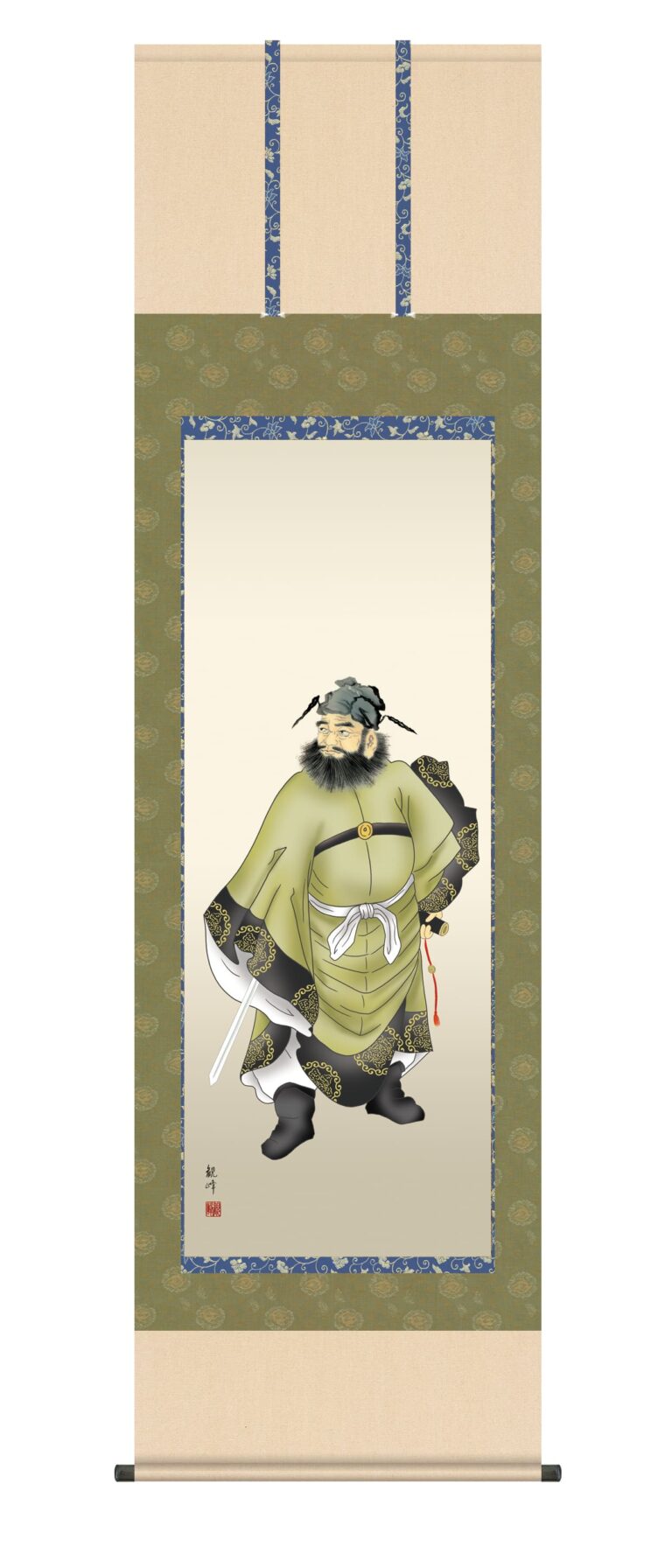 掛け軸／掛軸【武者・節句】 鐘馗（しょうき）（山村 観峰） 端午の節句 無病息災【送料無料】【代引手数料無料】