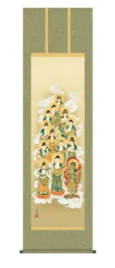掛け軸 掛軸 十三佛（田中広遠） お盆 供養 法要 御命日 祭礼 諸行事 浄土宗 浄土真宗 天台宗 禅宗 送料無料 代引手数料無料