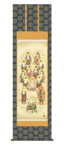 掛け軸／掛軸【十三仏】 真言十三佛（芦田 柳草） 真言宗 弘法太師 空海 法要 法事 御命日 祭礼【送料無料】【代引手数料無料】