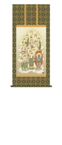 掛け軸 掛軸 かけじく 十三佛 四尺丈 十三佛(山村 観峰) 法要 御命日 祭礼 諸行事 天台宗 浄土宗 浄土真宗 禅宗 送料無料 代引き手数料無料