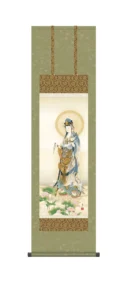 【掛け軸／掛軸／観音】 蓮上観音（高畠 周峰） 仏事画 行事飾り 【送料無料】【代引き手数料無料】
