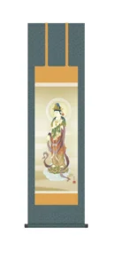 掛け軸(掛軸)【尺三幅】 雲上観音（小野 洋舟） 仏事画 行事飾り 観音様【送料無料】【代引き手数料無料】