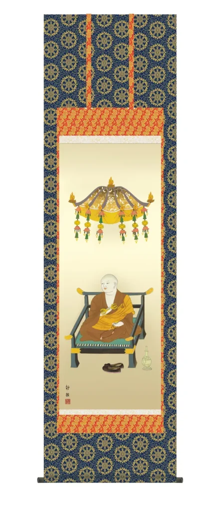 掛け軸／掛軸【仏書画】 弘法大師（阿部 静雅） 仏事掛 行事飾り 真言宗【送料無料】【代引手数料無料】