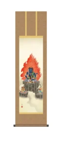 掛け軸 掛軸 仏事 不動明王(高畠 周峰)【尺三】 仏事画 行事飾り 厄除 【送料無料】【代引手数料無料】