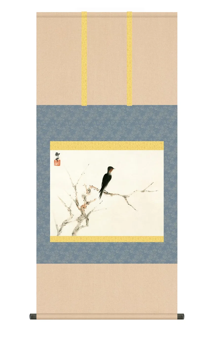 その他 掛け軸(掛軸)【尺五】 つばめ（速水御舟）【複製】 名画 複製 日本製 速水 御舟 燕 ツバメ 商品画像