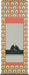 掛け軸／掛軸 蓮如上人（加藤 鳳文） 桐箱収納 浄土真宗本願寺派（西） 仏事 仏壇左 【送料無料】【代引手数料無料】