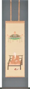 掛け軸／掛軸 真言三幅（特殊工芸品） 桐箱収納 お盆 お彼岸 法事 特殊工芸 真言宗 【送料無料】【代引き手数料無料】