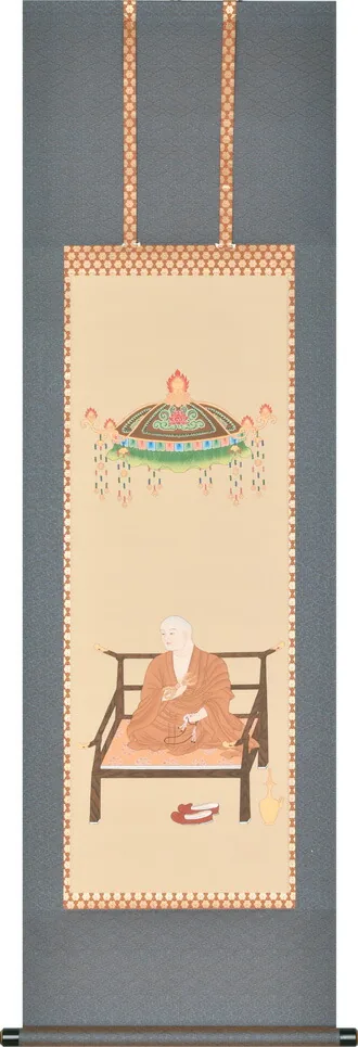 掛け軸／掛軸 真言三幅（特殊工芸品） 桐箱収納 お盆 お彼岸 法事 特殊工芸 真言宗 【送料無料】【代引き手数料無料】