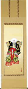 【掛け軸／掛軸】　連獅子之図（金武　桂翠）<br>【送料無料】【代引き手数料無料】