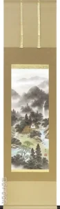 期間限定 厳選お買い得掛け軸 掛け軸／掛軸 四神相応山水図（宮崎 智久） 【送料無料】【代引手数料無料】