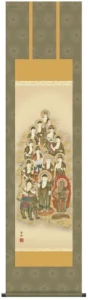 【掛け軸／掛軸／十三佛】 十三佛（清水 雲峰） 【尺三】 【送料無料】【代引き手数料無料】