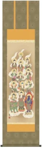 掛け軸 掛軸 十三佛 十三佛(山村 観峰)【尺三】 【送料無料】【代引手数料無料】