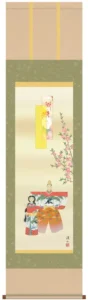掛け軸／掛軸【お雛さま】 立雛（伊藤 渓山）[尺三] 【送料無料】【代引手数料無料】