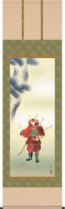 掛け軸／掛軸【武者・節句】<br>武者（井川　洋光）<br>【送料無料】【代引手数料無料】