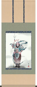 掛け軸／掛軸【武者・節句】<br> 鐘馗（鈴木　翠朋）<br>【送料無料】【代引手数料無料】