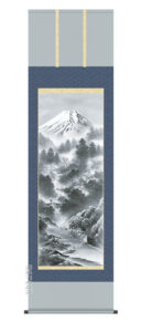 【掛け軸／掛軸／山水画】<br>富嶽情景（伊藤 渓山）<br>【送料無料】【代引き手数料無料】