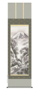 掛け軸／掛軸【尺五】<br>富士閑寂（井原 蒼竹）<br>【送料無料】【代引手数料無料】