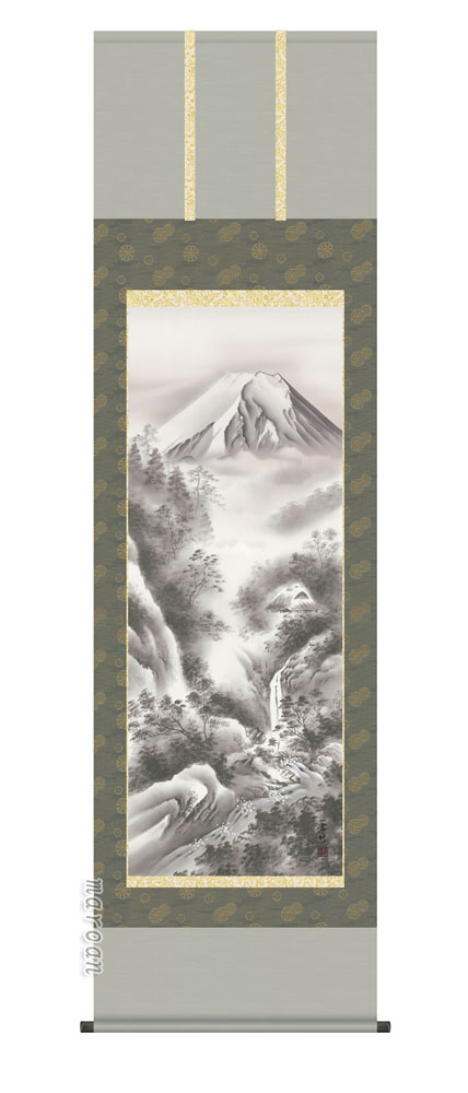 掛け軸／掛軸【尺五】富士閑寂（井原 蒼竹）【送料無料】【代引手数料無料】