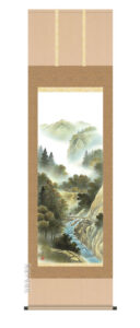 【掛け軸／掛軸／山水画】<br>紅葉錦衣（伊藤　渓山）【四季揃・秋】<br>【送料無料】【代引手数料無料】
