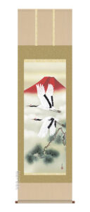 【掛け軸／掛軸】<br>赤富士飛翔（井川 洋光）<br>【送料無料】【代引手数料無料】