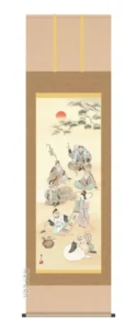 掛け軸／掛軸【慶祝】 七福神（榎本 東山） 【送料無料】【代引手数料無料】