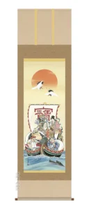 掛け軸／掛軸【縁起開運】 七福神（大森 宗華） 【送料無料】【代引手数料無料】