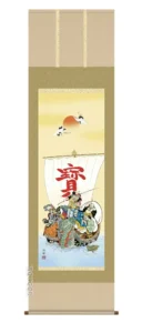 掛け軸／掛軸【慶祝】 七福神（森田 翔輝） 【送料無料】【代引手数料無料】