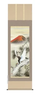 掛け軸／掛軸【開運】 一富士二鷹三茄子（濱田 嵐雪） 【送料無料】【代引手数料無料】