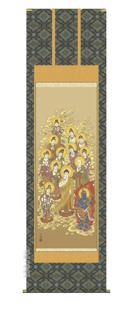十三佛 掛け軸 掛軸 十三仏十三佛（田中 広遠）送料無料 代引手数料無料 商品画像