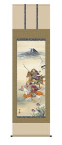 掛け軸／掛軸【武者・節句】<br>大成武者（工藤　翔悠）<br>【送料無料】【代引手数料無料】