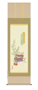 掛け軸／掛軸【お雛さま】 立雛（香山 緑翠） 【送料無料】【代引手数料無料】