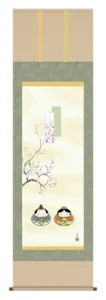 掛け軸／掛軸【お雛さま】 だるま雛（井川 洋光） 【送料無料】【代引手数料無料】