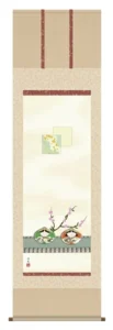 掛け軸／掛軸【お雛さま】 貝雛（井川 洋光） 【送料無料】【代引手数料無料】