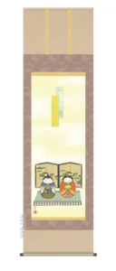 掛け軸／掛軸【お雛さま】 吉祥雛（伊藤 香旬） 【送料無料】【代引手数料無料】