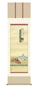 掛け軸／掛軸【お雛さま】 歌仙雛（伊藤 渓山） 【送料無料】【代引手数料無料】