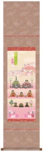 掛け軸／掛軸【お雛さま】 段飾り雛（伊藤 香旬）[尺幅] 【送料無料】【代引手数料無料】