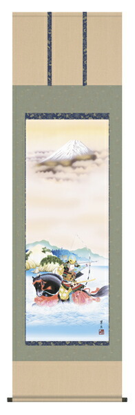 掛け軸／掛軸【武者・節句】 波上武者（吉田 芳月） 【送料無料】【代引手数料無料】
