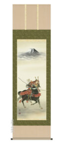 掛け軸／掛軸【武者・節句】<br>富峰武者（榎本　東山）<br>【送料無料】【代引手数料無料】
