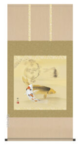 掛け軸／掛軸／かけじく【節句】<br>松下遊鯉（浮田　秋水）<br>【送料無料】【代引き手数料無料】