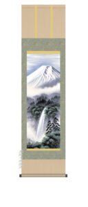掛け軸 掛軸 富士 尺三<br>富士幽谷 (鈴村 秀山)<br>【送料無料】【代引手数料無料】