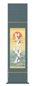 掛け軸(掛軸)【尺幅立】<br>旭日飛翔（小野　洋舟）<br>【送料無料】【代引き手数料無料】