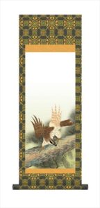 節句名入り掛け軸 【猛鷹】サイズ：小(70cm)<br>掛軸 販売 名前旗 初節句 端午の節句 兜 鯉 名入れ<br>【送料無料】【代引き手数料無料】